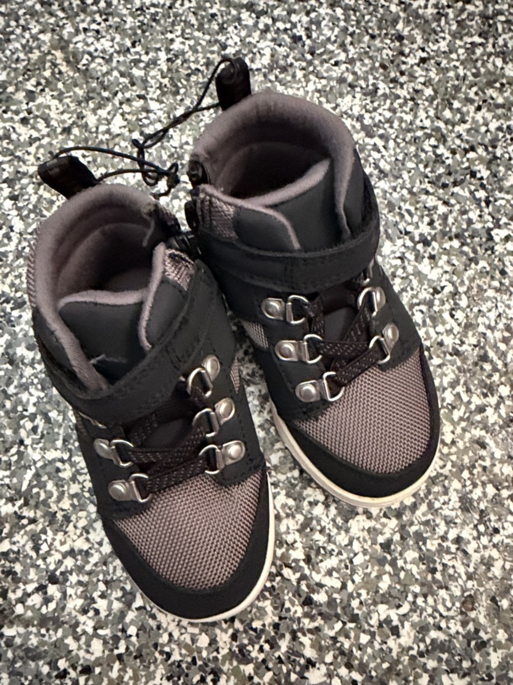 Cat & Jack Gray Mesh High-Top Sneakers for Kids